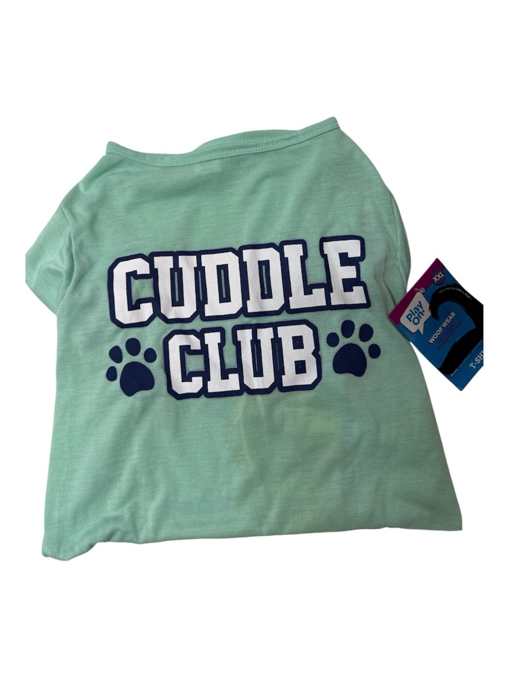 Play On Cuddle Club Dog T-shirt. Size XXL.
